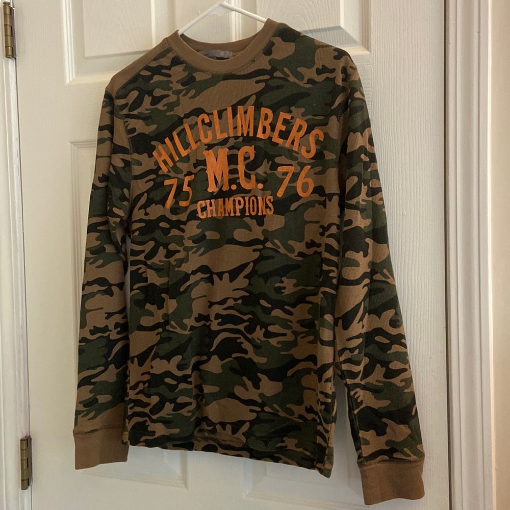 Long sleeve camo shirt